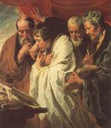 Jacob Jordaens The Four Evangelists oil painting picture wholesale